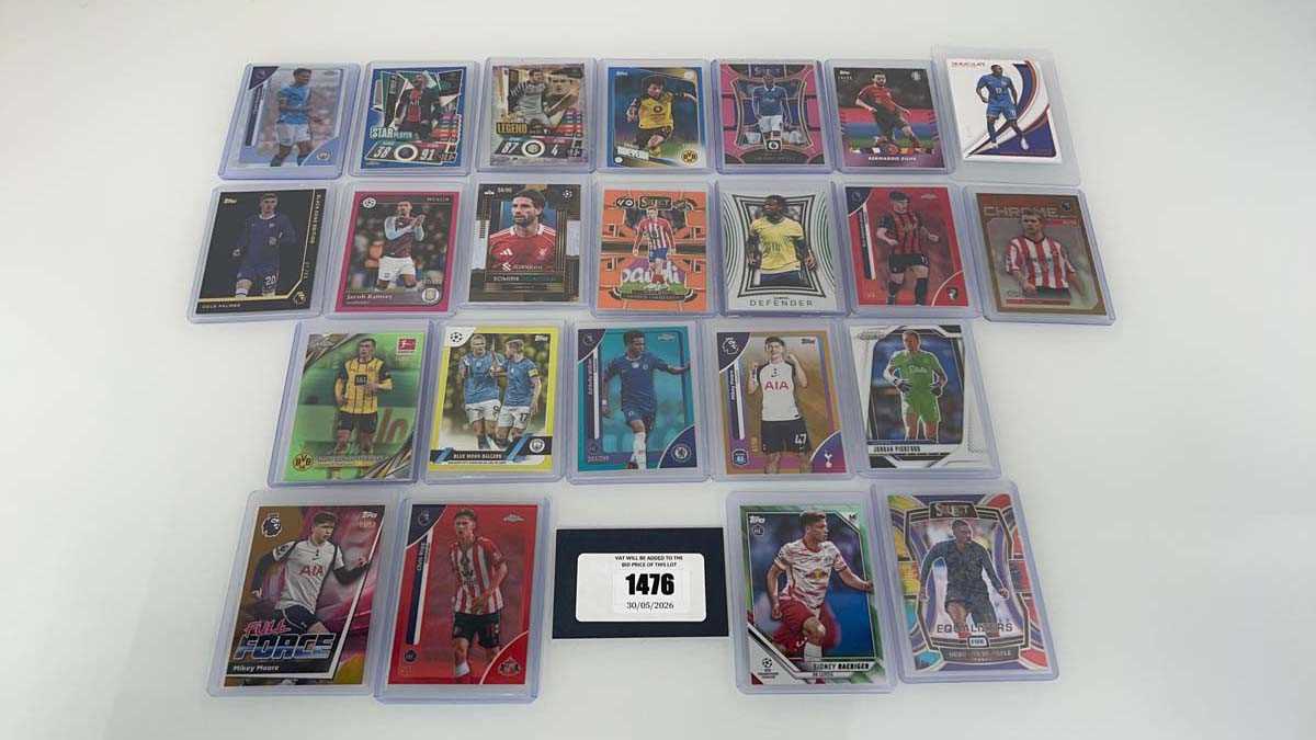Lot 1476 - 23 Top Loaded serial numbered Football trading...