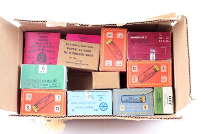 Lot 2058 - (S2) Box of assorted 12 bore collector...