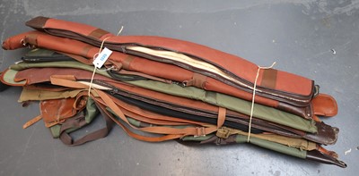 Lot 1335 - Eleven assorted gun slips, inc. Brady