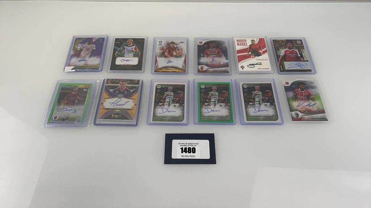 Lot 1480 - 12 Top Loaded Signature and predominantly...