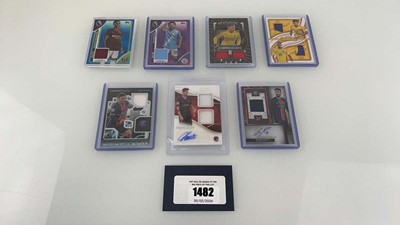 Lot 1482 - 7 Top Loaded 'Patch' Football trading cards...