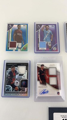 Lot 1482 - 7 Top Loaded 'Patch' Football trading cards...