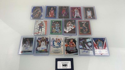 Lot 1491 - 15 Top Loaded Signatured/Serial Numbered NBA...