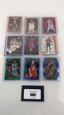 Lot 1491 - 15 Top Loaded Signatured/Serial Numbered NBA...