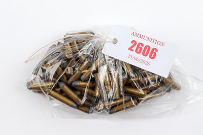 Lot 2606 - (S1) 100 x ..300/.295 Rook rifle cartridges,...