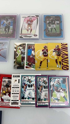 Lot 1492 - Quantity of Top Loaded/Sleeved NFL trading cards