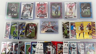 Lot 1492 - Quantity of Top Loaded/Sleeved NFL trading cards