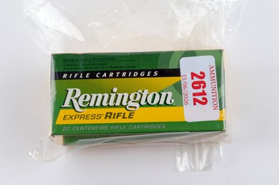 Lot 2612 - (S1) 39 x .17 Rem. rifle cartridges, Remington...