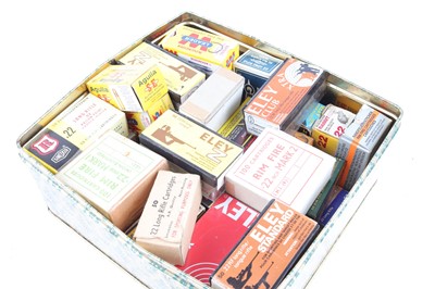 Lot 2847 - (S1) Quantity of assorted boxed .22 cartridges...