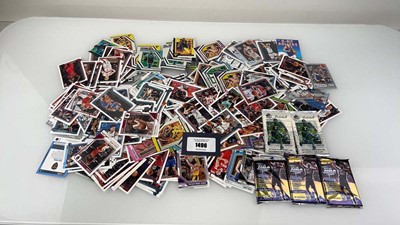 Lot 1496 - Quantity of loose NBA cards together with 5 90'...