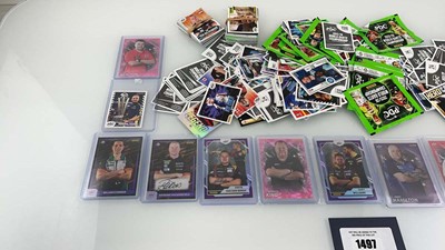 Lot 1497 - Quantity of PDC Darts Top Loaded cards and...
