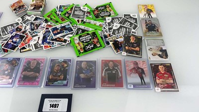 Lot 1497 - Quantity of PDC Darts Top Loaded cards and...