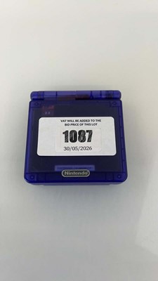 Lot 1087 - Nintendo GameBoy Advance SP