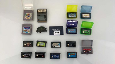 Lot 1089 - 16x GameBoy and GameBoy Advance games, to...