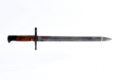 Lot 82 - Italian WW2 M1891 Mannlicher Carcano bayonet,...