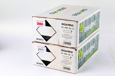 Lot 2065 - (S2) 500 x 12 bore Bio Ammo Lux Steel 28g No5...