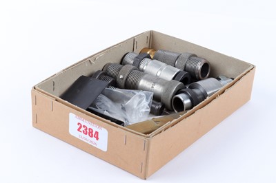 Lot 2384 - Assorted 12 bore reloading accessories and a...
