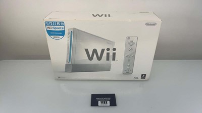 Lot 1132 - Nintendo Wii in box