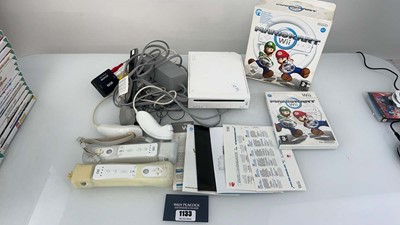Lot 1133 - Nintendo Wii together with Mario Kart