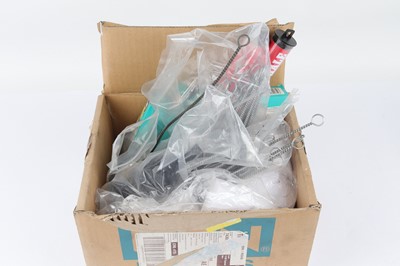 Lot 1092 - Box of cleaning brushes and patches plus...