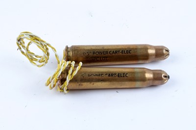Lot 2627 - Two .50 blank electrical dummy cartridges