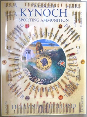 Lot 1348 - Framed and glazed Kynoch Sporting Ammunition...