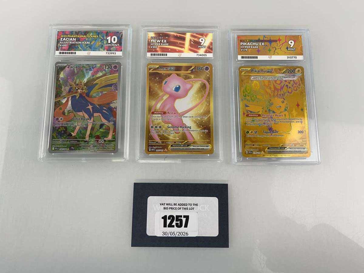 Lot 1257 - (3) 2025 Pokémon Prismatic Evolutions #179 -...