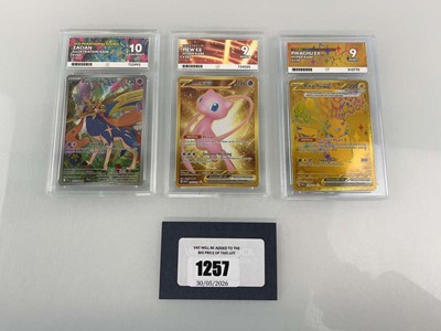 Lot 1257 - (3) 2025 Pokémon Prismatic Evolutions #179 -...