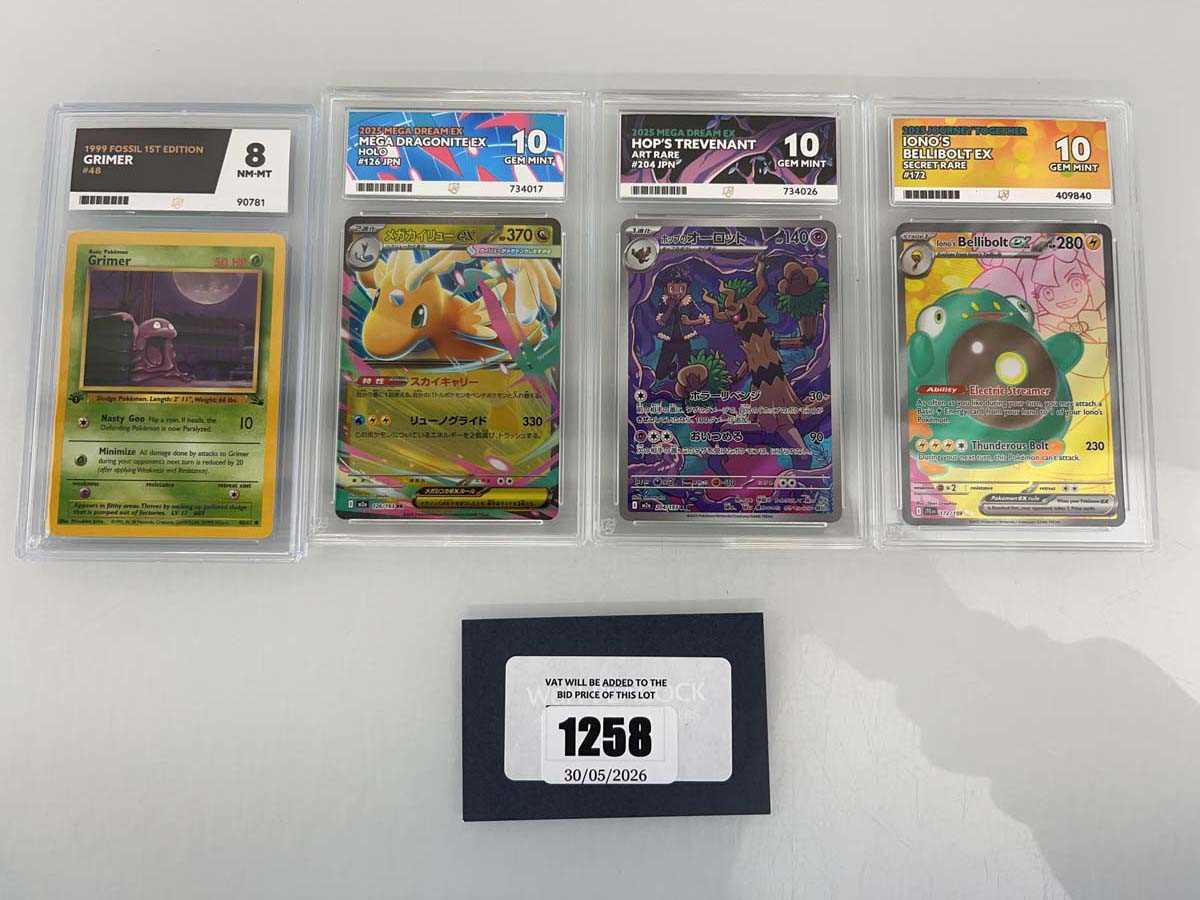 Lot 1258 - (4) 2025 Pokémon Journey Together #172 -...