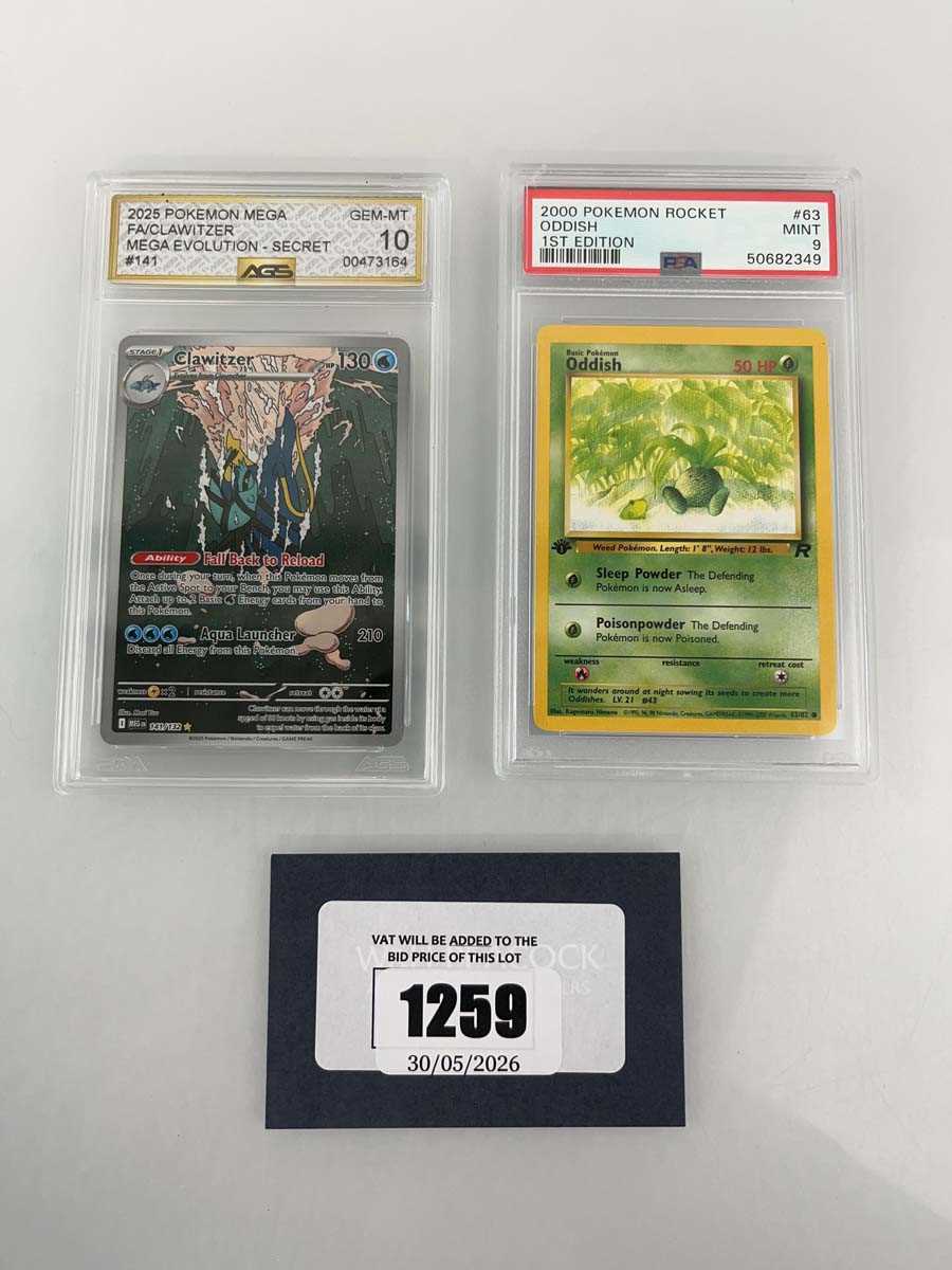 Lot 1259 - (2) 2025 Pokémon Mega Evolution #141 -...