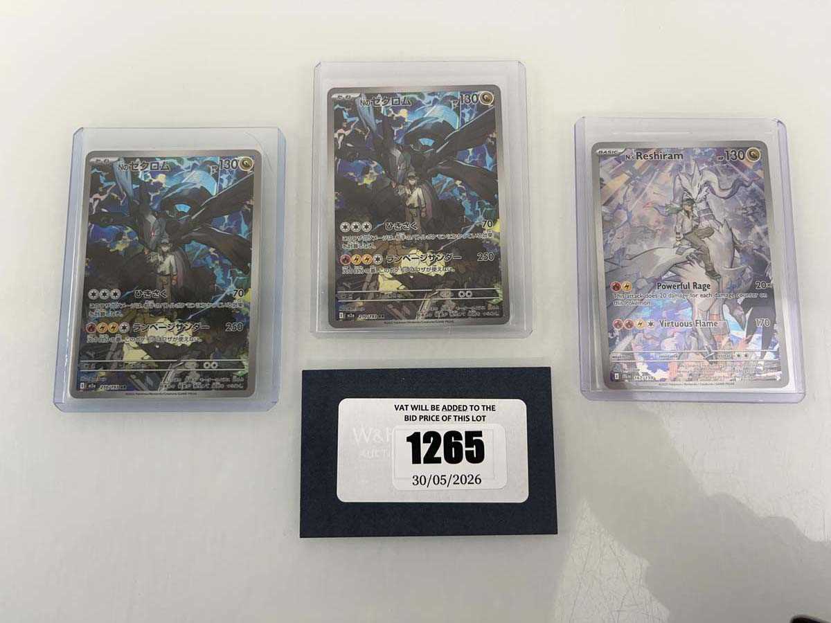 Lot 1265 - (3) Top Loaded Pokémon TCG: Scarlet & Violet -...