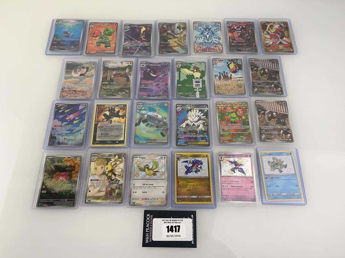 Lot 1417 - Approx. 25 Top Loaded Pokémon cards from...