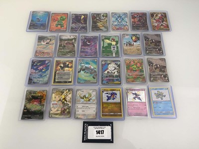 Lot 1417 - Approx. 25 Top Loaded Pokémon cards from...