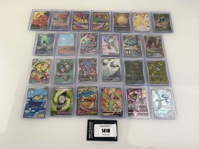 Lot 1418 - Approx. 25 Top Loaded Pokémon cards from...