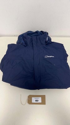 Lot 1967 - (L) A Men's Berghaus coat in navy.
