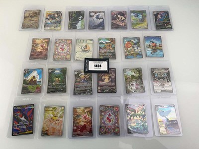 Lot 1424 - Approx. 25 Top Loaded Pokémon cards from...