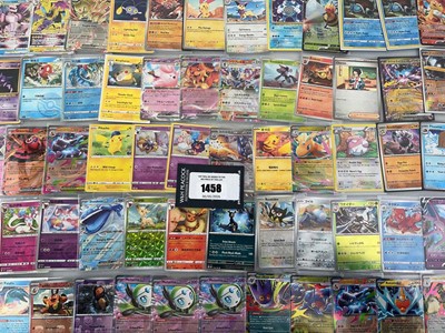 Lot 1458 - Approx. 100 Sleeved Pokémon cards from various...