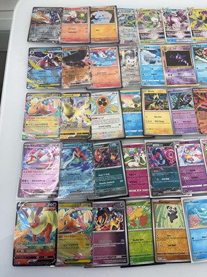 Lot 1458 - Approx. 100 Sleeved Pokémon cards from various...
