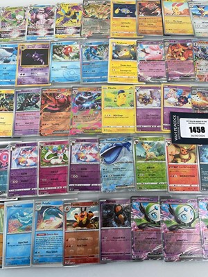 Lot 1458 - Approx. 100 Sleeved Pokémon cards from various...