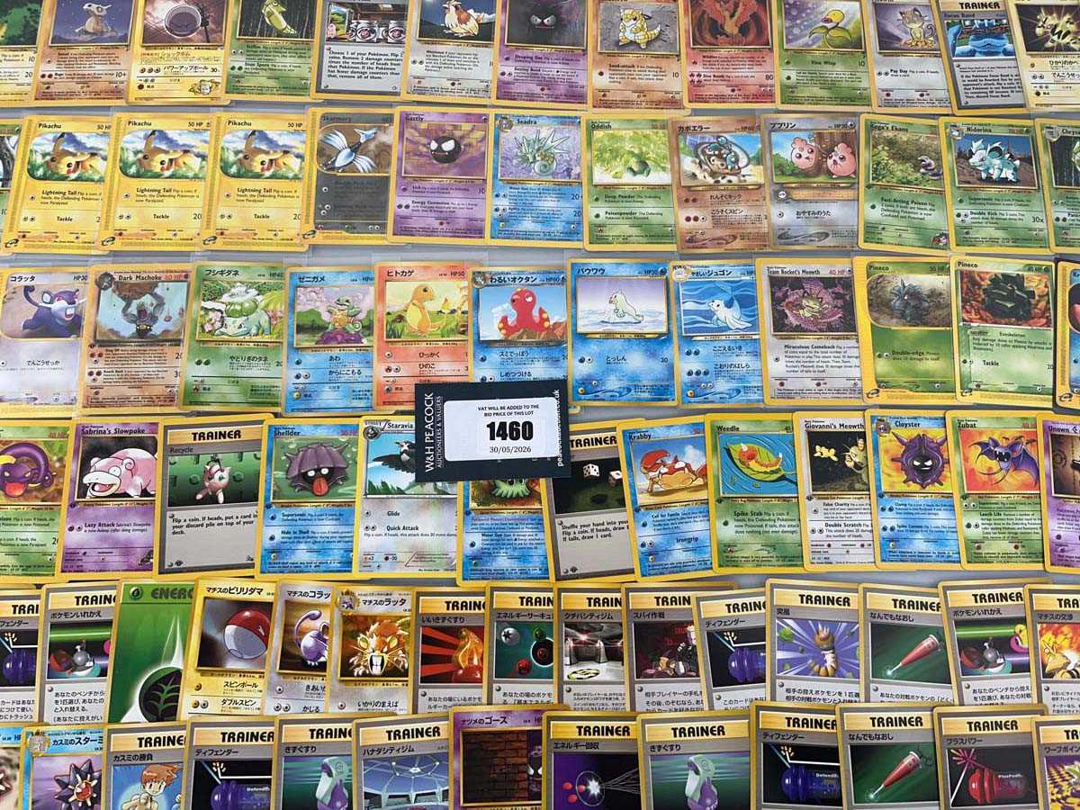 Lot 1460 - Approx. 100 Sleeved Vintage Pokémon cards from...