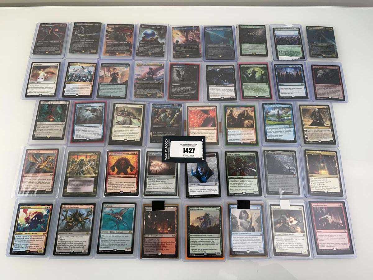Lot 1427 - Approx. 40 Top Loaded Magic the Gathering...