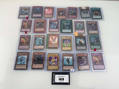 Lot 1429 - Approx. 25 Top Loaded Yu-Gi-Oh cards from...