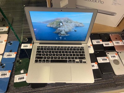 Lot 2064 - MacBook Air 13" 2012 A1466 Silver laptop with...