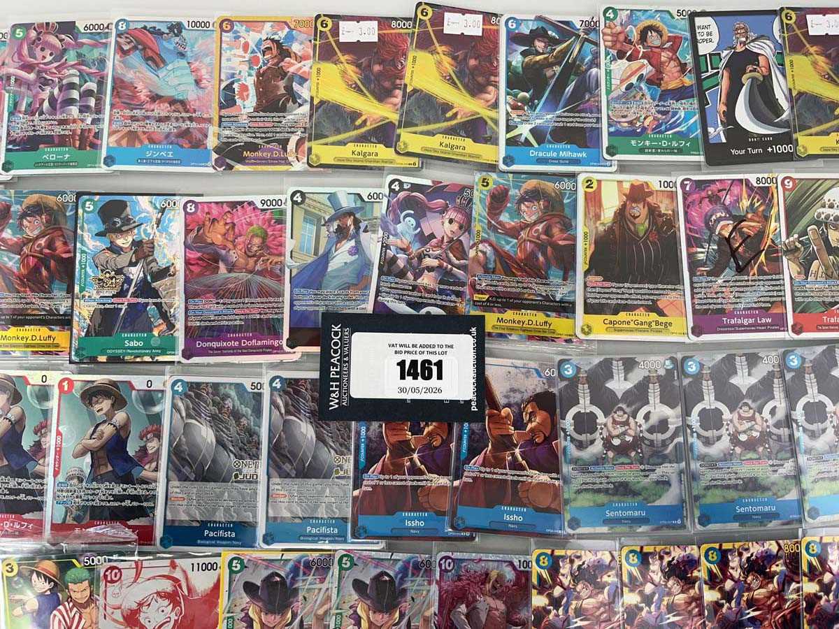 Lot 1461 - Approx. 70 Sleeved One Piece cards from...