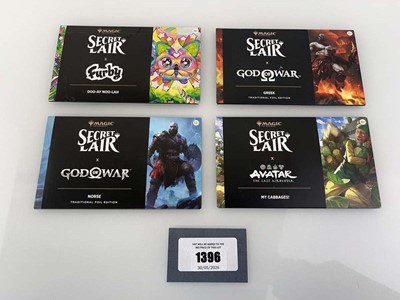 Lot 1396 - (4) Magic the Gathering: Secret Lair x God of...