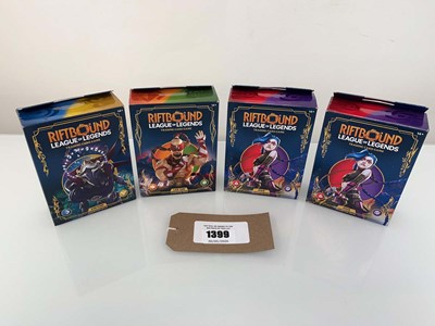 Lot 1399 - 4 Riftbound: League of Legends TCG Champion...
