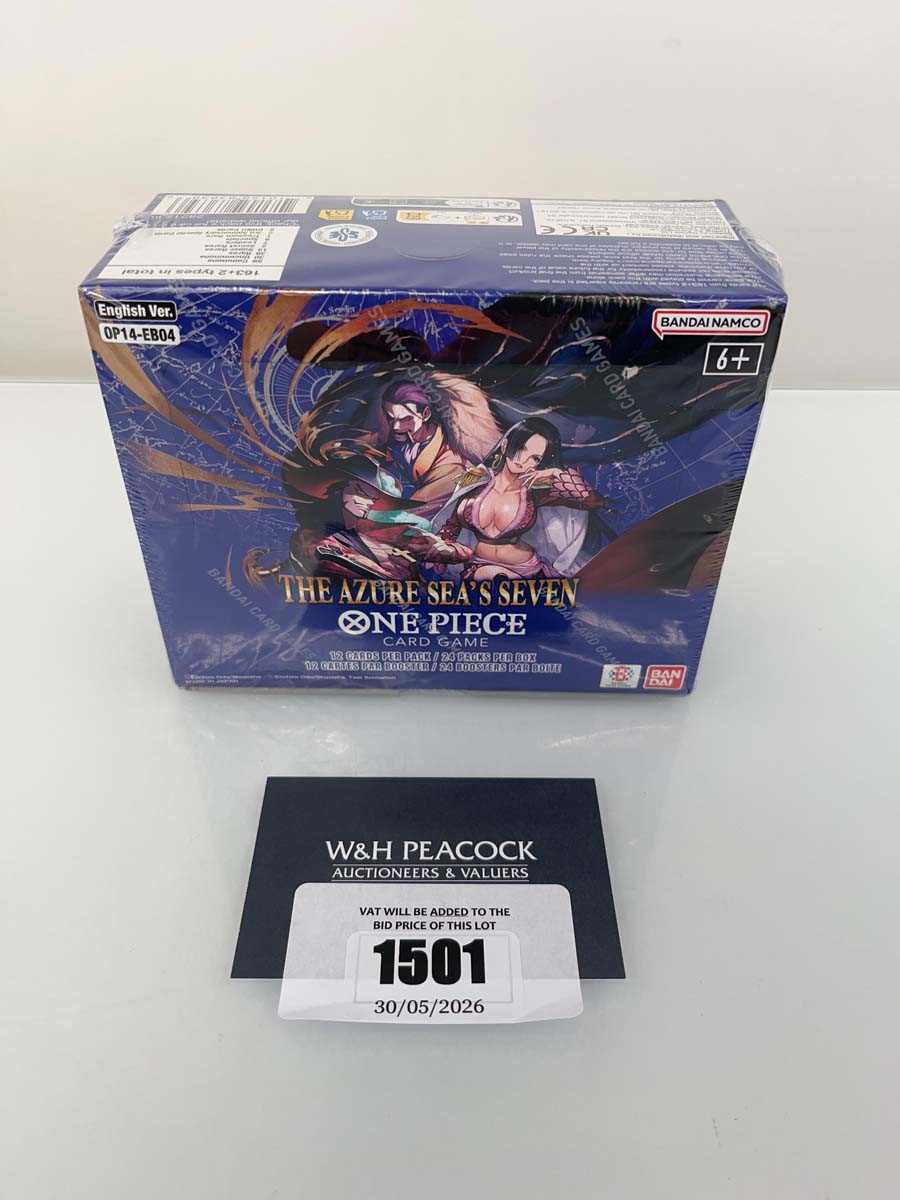 Lot 1501 - One Piece TCG: OP14-EB04 - The Azure Sea's...