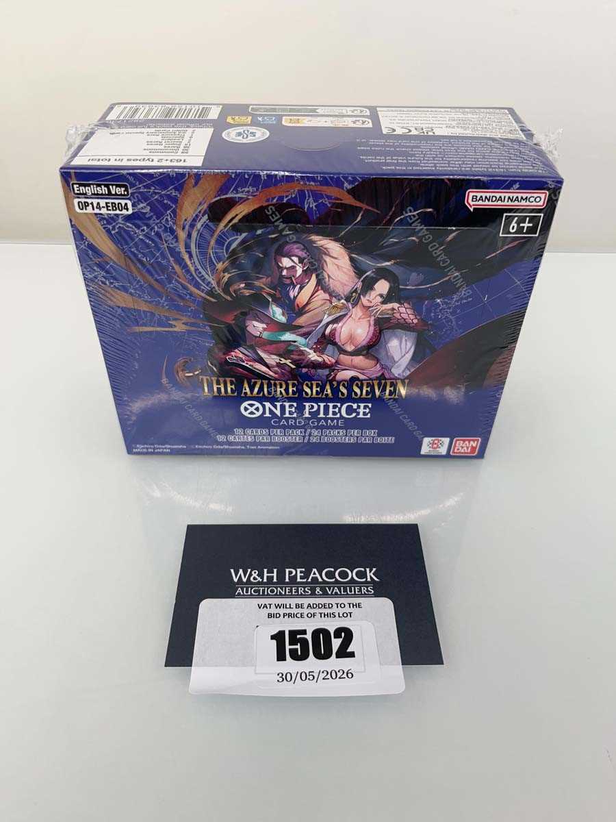 Lot 1502 - One Piece TCG: OP14-EB04 - The Azure Sea's...