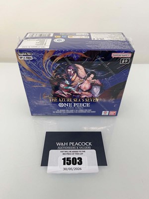 Lot 1503 - One Piece TCG: OP14-EB04 - The Azure Sea's...