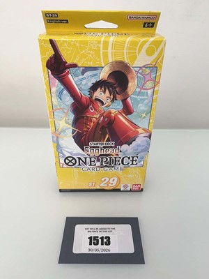 Lot 1513 - One Piece TCG: ST-29 Egghead Starter Deck Box